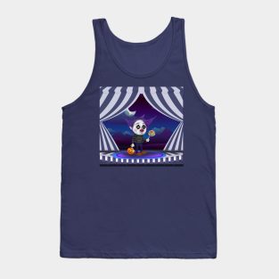 Purple hair clown Tank Top